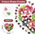 500 Gifts,17.3"x18.4" Ruikiyart Wooden Puzzles for Adults Pieces,Mother's Day Heart Succulent Jigsaw Puzzles for Adults