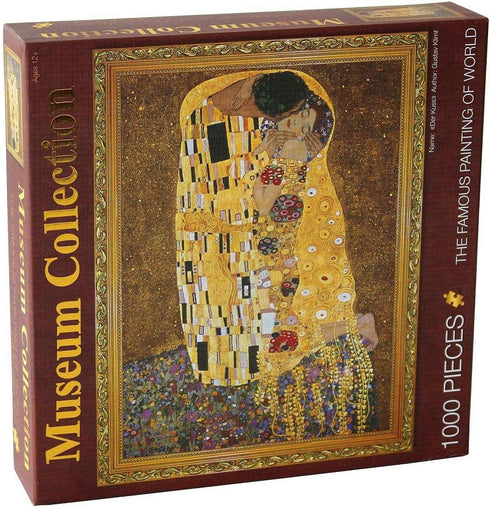Moruska The Kiss by Gustav Klimt Puzzle for Adults 1000 Piece Art Jigsaw Puzzle Museum Collection