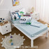 4-Piece Set Set Dinosaur Toddler Bedding for Boys - Soft & Skin Friendly Toddler Bed Includes Toddler Comforter, Flat