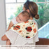 Mazeann 4 Pack Kawaii Red Ladybug Burp Cloths Baby Boys Girls Absorbent Soft Cotton Burping Cloths Rags