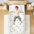siphylline 52" 34" Cartoon Sky Rockets Cute Extra Large Resuable Changing Pad Covers Soft Absorbent Diaper Changing Pad