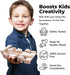 Kraftic Woodworking Building Kit for Kids - 3 Educational DIY Carpentry Projects for Boys and Girls - Tractor,