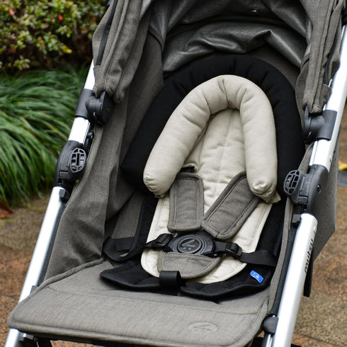 COOLBEBE 2-in-1 Upgraded Babybody Supports for Newborn Infant - Extra Soft Breathable Car Seat Insert Cushion Pad