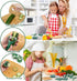 17 Set Set PCS Kids Knife for Real Cooking, Montessori Kitchen Tools for Toddlers, Cooking and Baking for Kids Little