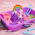 3 4 5 6 7 8 AGENTLAN Unicorn Sensory Bin, Unicorn Sensory Toys with Play Sand for Toddlers Boys and Girls, Kids Toys