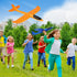 VCOSTORE 2 Pack Foam Airplanes, Large Throwing Glider Plane Toy with 2 Flight Modes for Outdoor Sports Toys 3-12