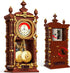 Vintage Retro Swing Clock Building Set, Pendulum Clocks Building Block Toys with