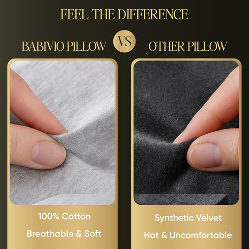 100% U-Shaped Pregnancy Pillow Cotton Cover, Full Body Maternity Support for Belly, Back and Legs Bonus Eye Mask