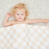 Ultra Soft Muslin Baby Blanket, Viscose from Bamboo, Versatile Swaddle and Bed Blanket for Babies, Toddlers, Boys, and