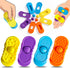 Generic Sensory Slider Fidget Stones Set Rolling Beads, 8 pcs 4 Pairs Silent
