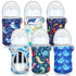 Irenare 6 Pieces 8 oz Glass Baby Bottles Sleeve Covers Bulk Neoprene