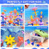 156Pcs 3 4 5 6 7 8Year Doloowee Flower Garden Building Toys for Girls Old, Upgrade DIY Marine Coral Stacking Toys, STEM