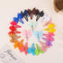 40PCS Snap Baby Hair Bows Clips for Girls, Grosgrain Ribbon Fully Wrapped 2 Inch Infant Hair Barrettes