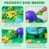 AIUAZA 2-4 (36beans) Hungry Turtle Chess Board Game, Hungry Box Game, Turtle Eating Beans Chessboard Game, Party