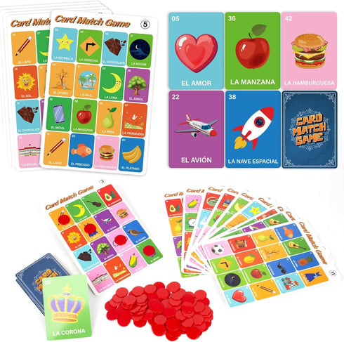Bosctanuc Loteria Mexican Bingo, Original Spanish Playing Cards Games, Juegos De Mesa