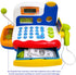 FUNERICA Toy Cash Register with Scanner, Microphone, Interactive Calculator, Grocery Food, Pretend Play Money