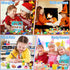 HINZER 100 Pack Animal Erasers Bulk, Pull Apart 3D Puzzle Erasers for Classroom Rewards