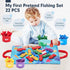 1 10 1 Counting, hahaland Montessori Toys for Year Old Boy Girl Birthday Gift - in Cloth Fishing Game Toddler Toys
