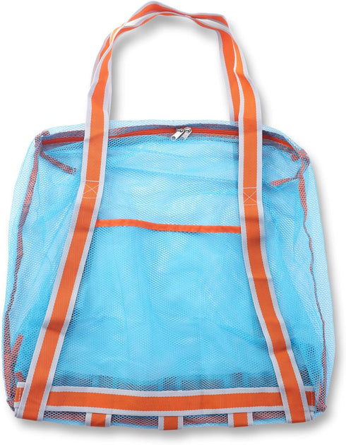 Swimming LEAFOREST Large Beach Bag with Zipper - Lightweight Mesh Bag for Pool Sand Toys