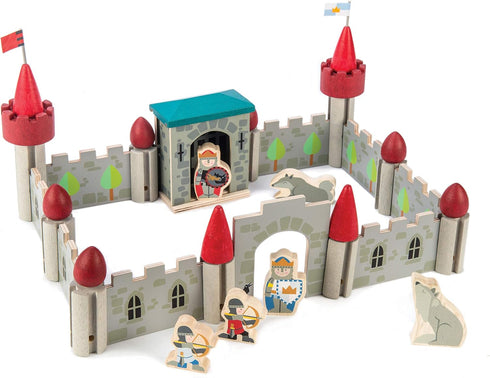 Tender Leaf Wooden Castle Learning Game, Multicoloured