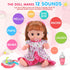 Baby Doll Toys Set, 14" Doll Toys, 25Pcs Doll Care Playset for Toddlers, Baby Gift for 3-6 Year Olds