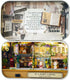 Spilay DIY Miniature Dollhouse Wooden Furniture Kit, Handmade Mini Iron Box Theater Model, 1:24 Scale Toys