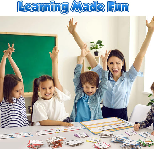 1st 2nd Aizweb Sentence Building Games,Sight Word Puzzles for Kids Kindergarten Grade Classroom Must Haves,Montessori