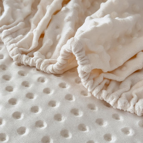 Mattress(28"x 52"), La&Sheer Baby Plush Crib Sheets for Boys Girls, Luxury Ultra Soft Fluffy Crib Sheet for Standard
