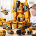 Magnetic Transform Engineering Car Assembled Toys with Storage Box, Magnetic Cars and Trucks for Kids Ages 3-8