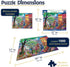 1000 24"x30" White Mountain Piece Jigsaw Puzzle Colorful Landscape Seasonal Puzzles with Large Pieces Gift for Adults