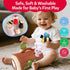 CuteZone 6-12 Set Baby Toys Months, Stuffed Animals for Babies, Soft Plush Forest Sensory Toy with Rattle, Crinkle