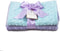 MEG ORIGINAL Lavender & Aqua Baby Girl Burp Cloth Set