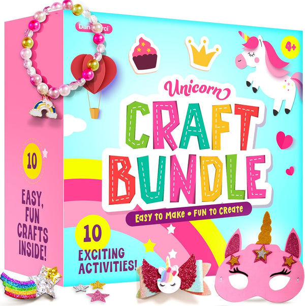 Unicorn Craft Kit for Girls - 10 Projects - Gifts for 5