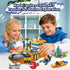 Set, 6 8 10+ City Ocean Explorer Ship Building Fun Toy Exploration Boat Building Block Kit with LED Lights, Helicopter