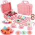 Afternoon Tea Toys Set Pretend Play Food Toys for Toddler Girls, Party