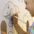 Easy Playhouse Sand Castle, Kids Art & Craft for Indoor & Outdoor Fun, Decorate & Personalize Cardboard