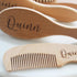 Set Baby Hair Brush | Personalized Baby Gifts | Wooden Brush | Cradle Cap | Brush | Engraved