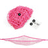 Jumbo Toy Hammock 83" Stuffed Animals Storage Net, Extra Large Kids Mesh Toy Organizer Wall Sling (Pink)