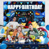 Video Game Birthday Party Decorations Set, Includes Backdrop, Table Covers, Balloons, and Foil Gamer Balloons