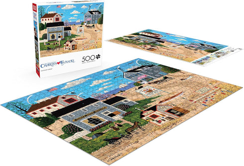 Buffalo Games - Charles Wysocki - 500 Piece Jigsaw Puzzle for Adults - Nantucket Breeze - Perfect for Game Nights
