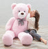 MorisMos 47 Inches Giant Teddy Bear Stuffed Animals Plush Toy for Girlfriend Kids Christmas Valentine's Day (Purple)