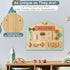 Montessori Busy Board for Toddlers - Personalized Sensory Toys with 11 Activities, Solid Wooden Activity Board