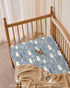52x28Standard 4 Pack Baby Crib Sheets for Boys and Girls, Toddler Bed Sheets Fitted for Crib and Toddler Mattresses