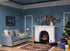 1/12 4pcs) iLAND Dollhouse Furniture and Accessories of Dollhouse Fireplace on Scale w/Fire Light & Firewood Rack