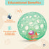 B. toys Sensory Light-Up Baby Rattle, Textured Ball with Glowing Lights & Rattle for Infants, Babies