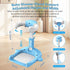 SteelSuperb Anti-Pinch 6-36 Foldable Baby Shower Stand, Toddler Shower Stand with Anti-Slip Base & Silicone, Baby
