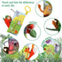 Baby Books 0-6 Months Touch Feel Crinkle Books, Sensory Teething Book for Newborns, Baby Gifts (Jungle Tails)