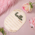 Gosknor 5.91x4.13 Inch Baby Announcement Sign, Wooden Hello World Baby Name Sign Newborn Announcement Sign Birth
