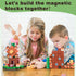 Magnetic Blocks Building Toys - Build Mine Magnet World Set, Magnet Toys for Boys & Girls Ages 5-7, Buildable Game