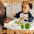 Open Cup Set for Baby, 2 Handled Open Tiny Cups for Toddlers, Transitional Training Silicone Cup, Green